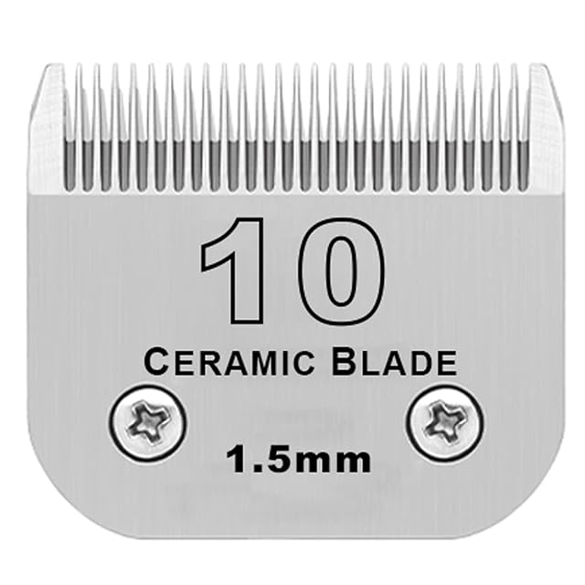DODAER size 10 ceramic A5 snap-on pet clipper blade