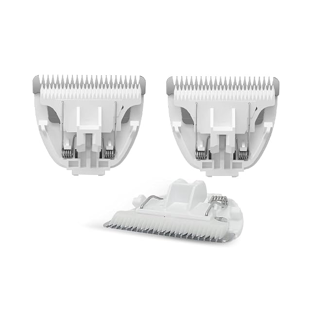 Founouly three-pack of zirconia ceramic pet clipper replacement blades