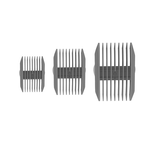 AiRiOBO set of three double-ended guide combs for a pet grooming vacuum