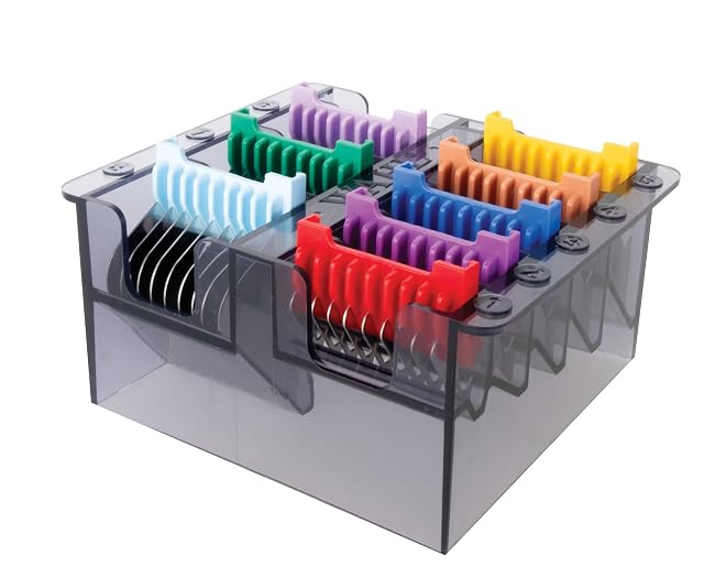 Wahl Professional Animal eight-piece stainless steel clipper comb set