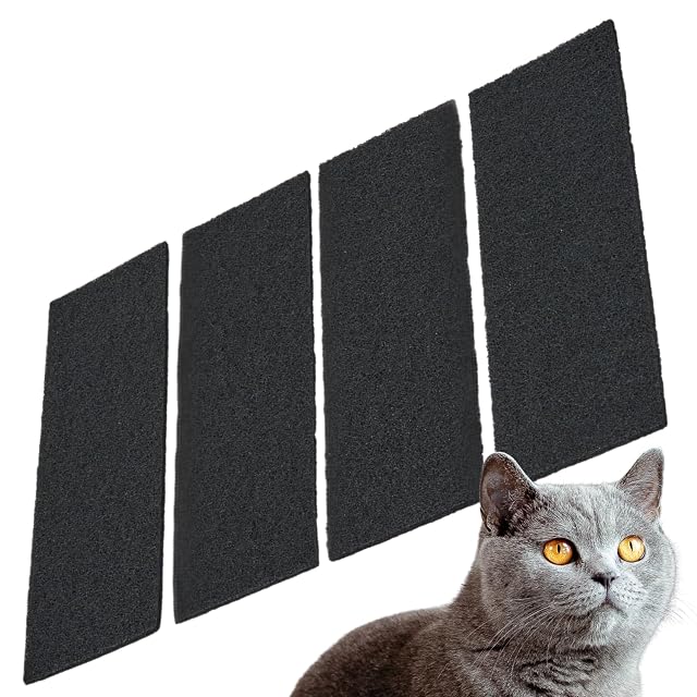 CROPLAS activated carbon litter box filters four pack
