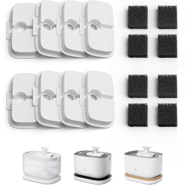PETLIBRO replacement filter and sponge set for Dockstream cat fountains