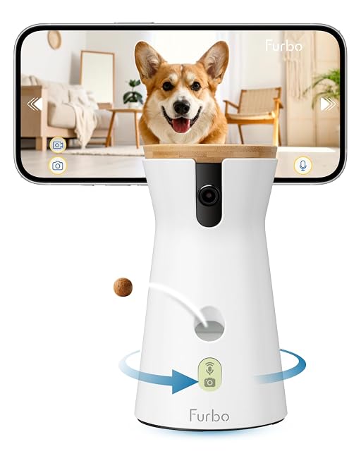 Furbo 360 dog camera with treat dispenser