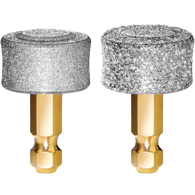 LuckyTail two-pack of hard and soft dog nail grinder replacement heads