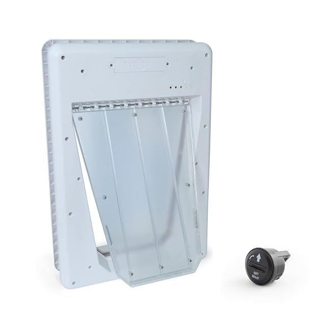 PetSafe large electronic pet door with collar key sensor