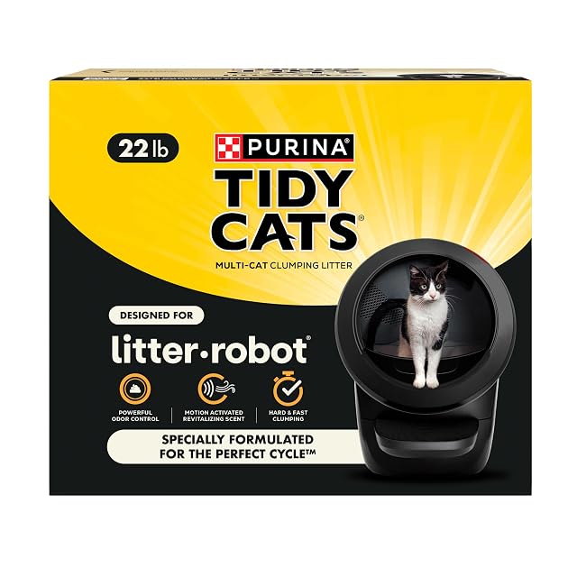Purina Tidy Cats clumping cat litter box made for Litter-Robot