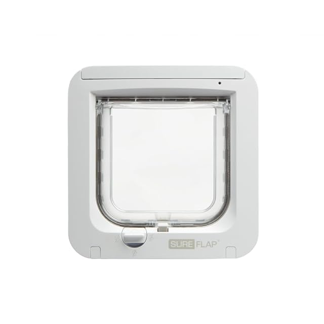 SureFlap microchip cat flap in white