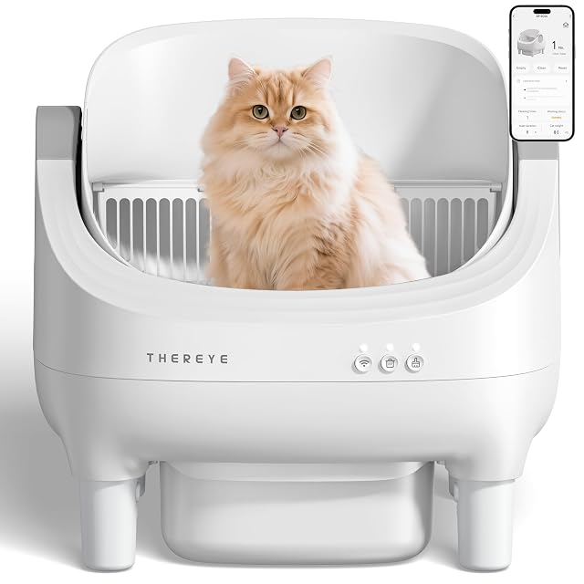 Thereye ER-SC06 open-design XXL self-cleaning litter box