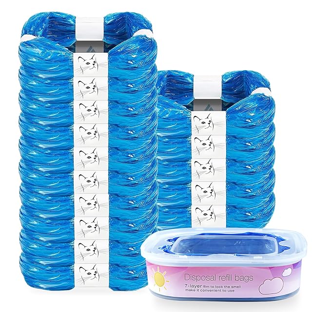 KMKMVV fifteen-pack of refill bags and cassette for Litter Genie litter pails