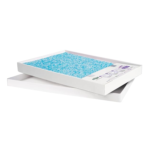 PetSafe ScoopFree disposable litter tray refill filled with blue crystals